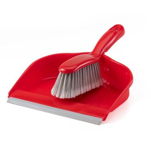 Набор для уборки Arcasa щетка и совок с резинкой (DEP518)