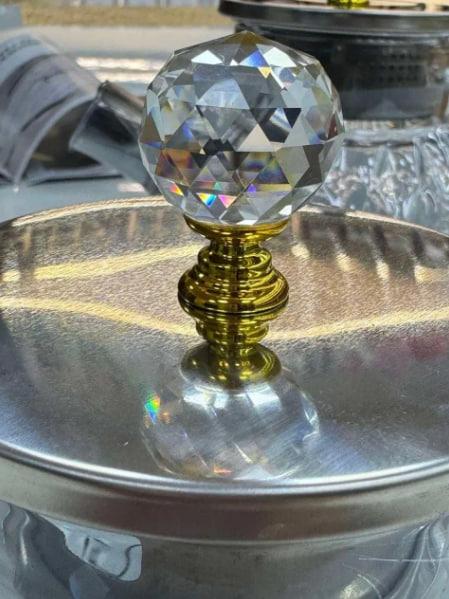 Заварочный чайник Ромб 1000 мл Серебряный (102-1181) - фото 2