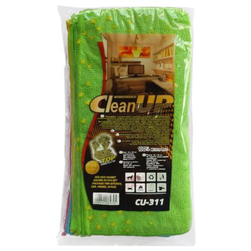 Салфетка из микрофибры CleanUP CU-311 25х25 см 11 шт.