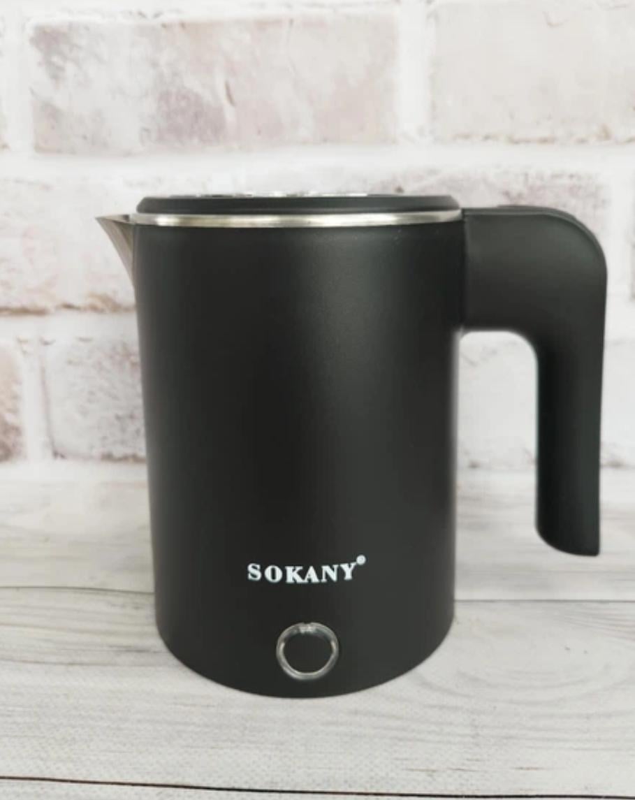 Электрочайник Sokany SK-SH-1077 500 мл 1000 Вт Черный (20409720)