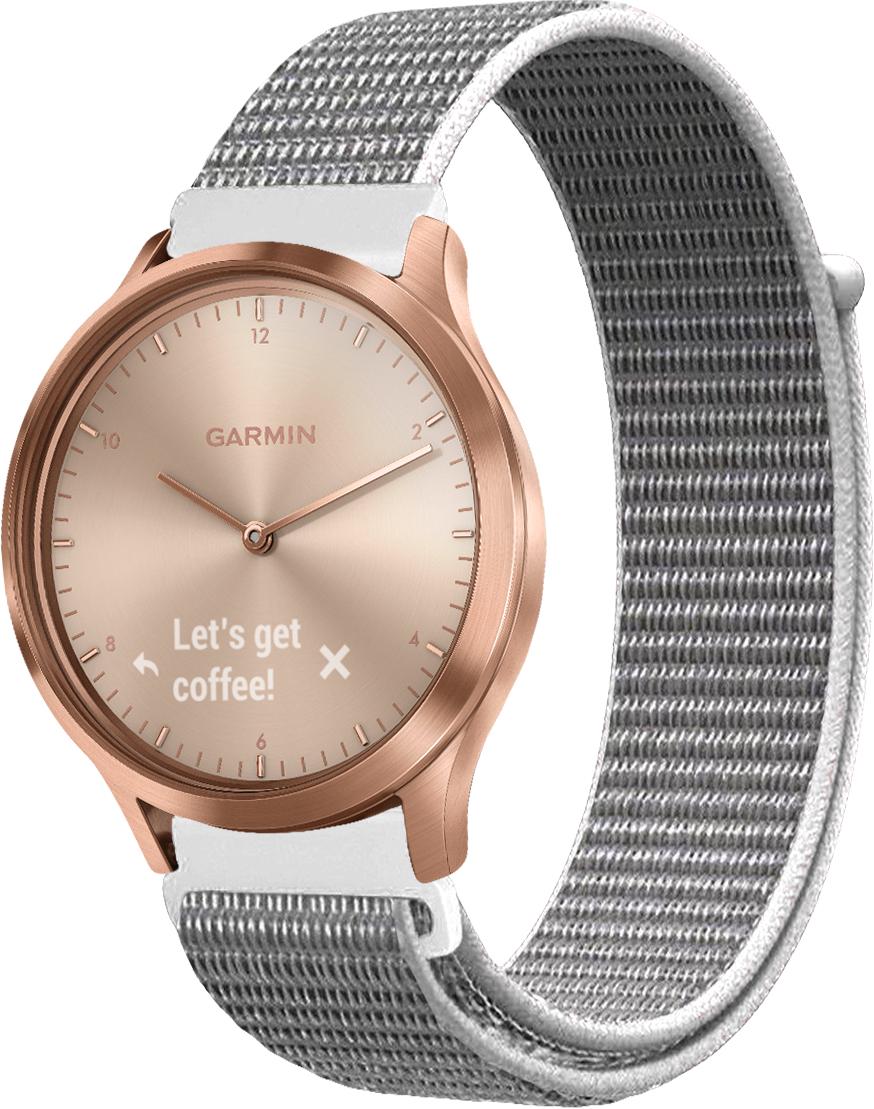Ремешок нейлоновый Sport Loop для Garmin Vivomove HR Grey (26875-33)