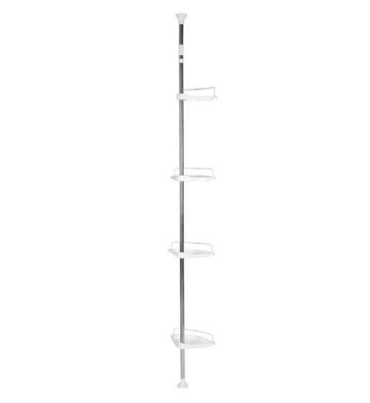 Полка угловая телескопическая Multi Corner Shelf для ванной комнаты 2,6 м (R94066)