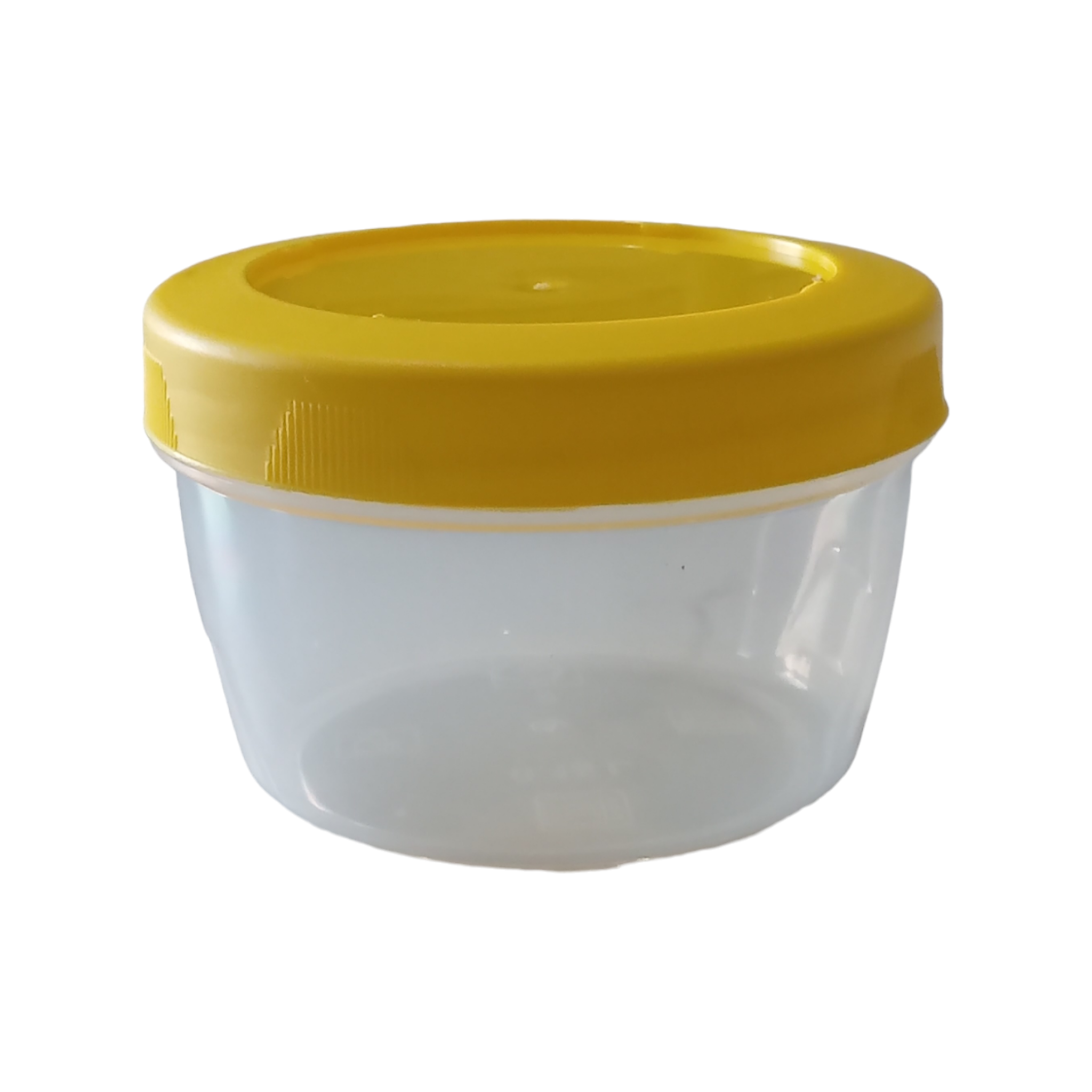 Баночка пластмассовая с крышкой 150 мл Желтый (892)