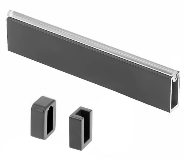 Комплект гардеробная GTV прямоугольная 12х32 мм 3 м Графитовый (WG-RRPSET-B-60)