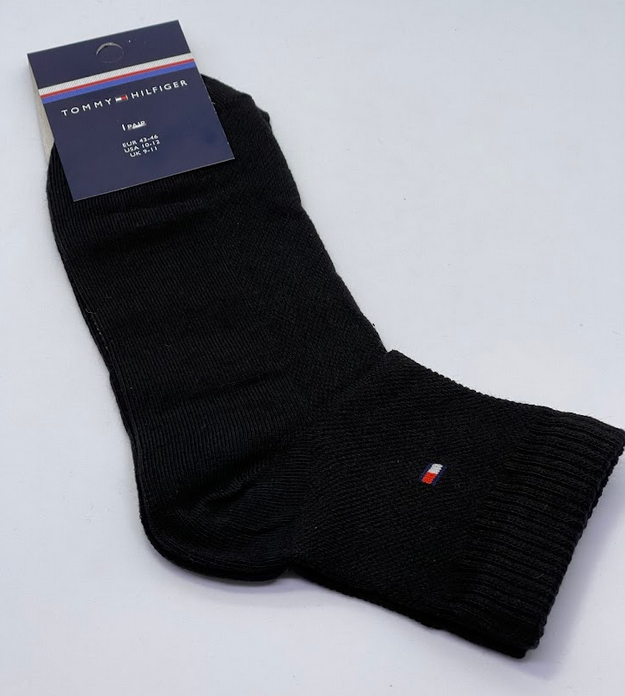 Носки мужские средние Tommy Hilfiger р. 43-46 Черный (38675)