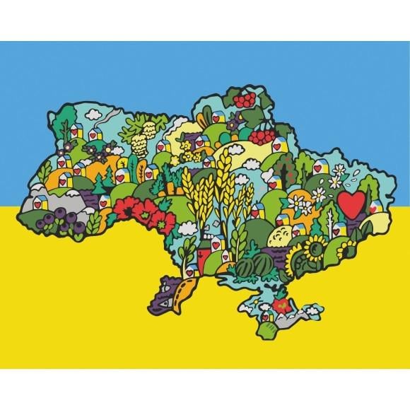 Картина за номерами Квітуча Україна 40x50 см (53351)