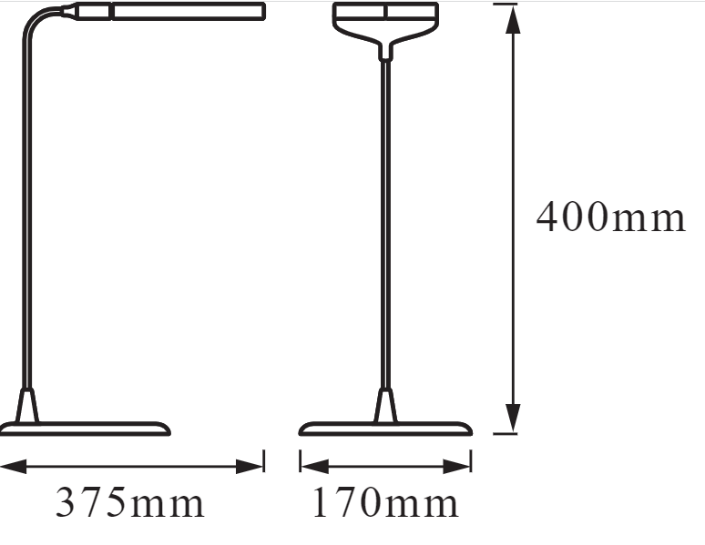 Лампа настільна Osram подвійна офісна 5 W 220 lm 3000K 375x400x170 мм IP20 (4058075301733) - фото 3