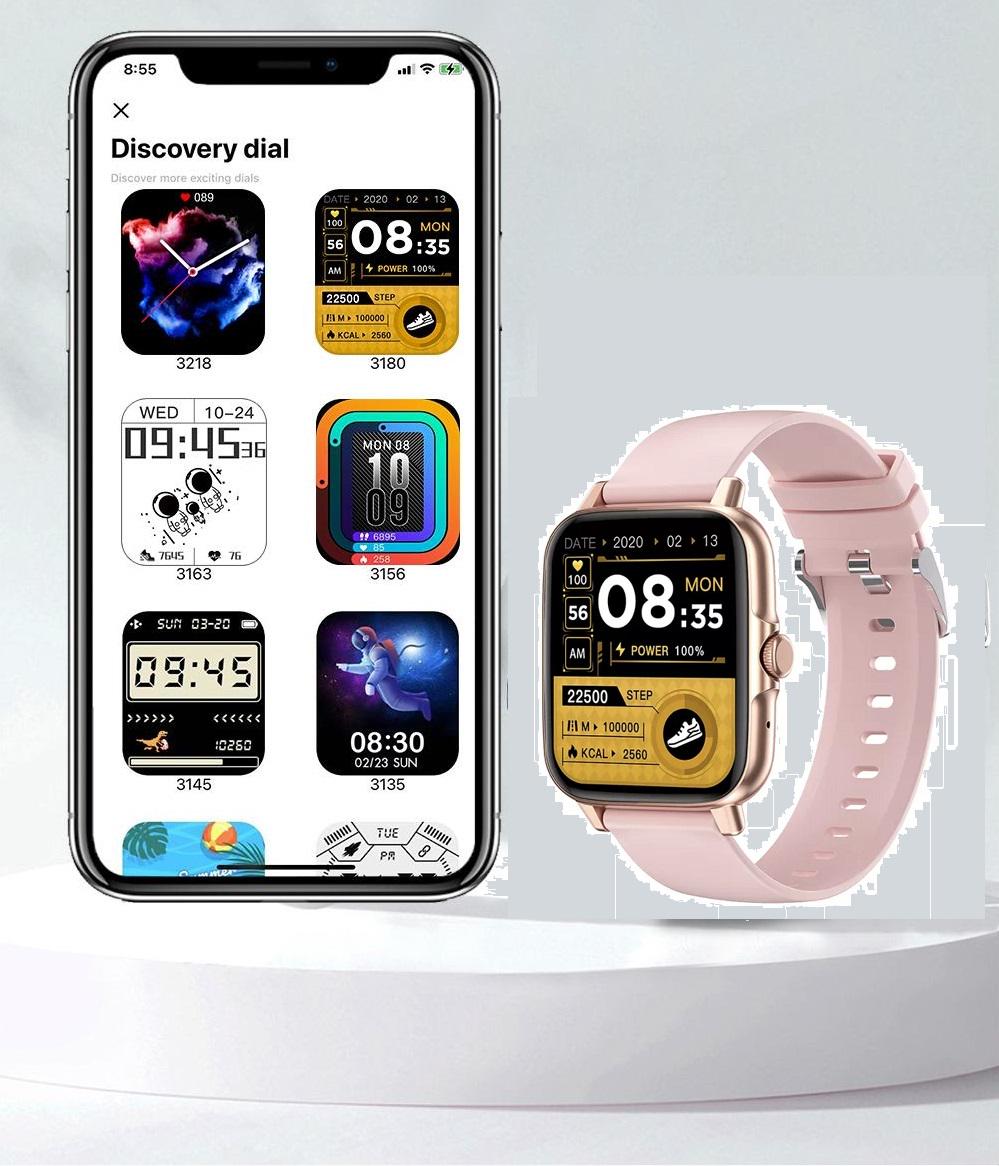 Смарт-годинник Bakeey GT50 з тонометром/пульсоксиметром Gold (b9e6ed24) - фото 4 Смарт-годинник Bakeey GT50 з тонометром/пульсоксиметром Gold (b9e6ed24) - фото 4