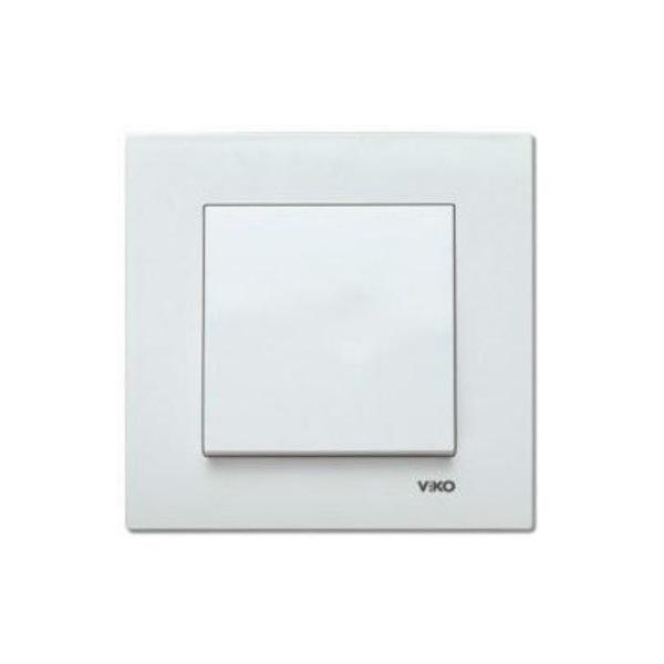 Выключатель Viko Karre встраиваемый одноклавишный Белый (90960001)