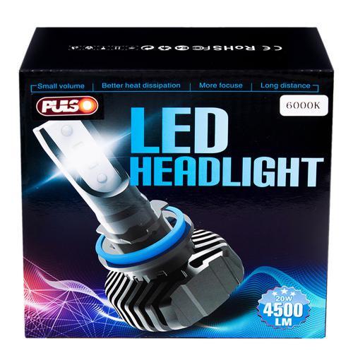 Лампи світлодіодні PULSO LED S1 Plus HB4 9006 9-32 V 6500 K - фото 2