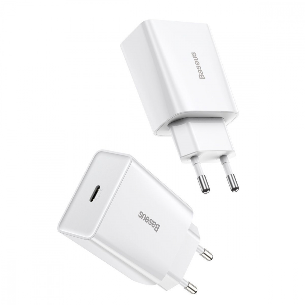 Зарядний пристрій BASEUS Speed Mini PD Charger 20 W 1 Type-C White - фото 8