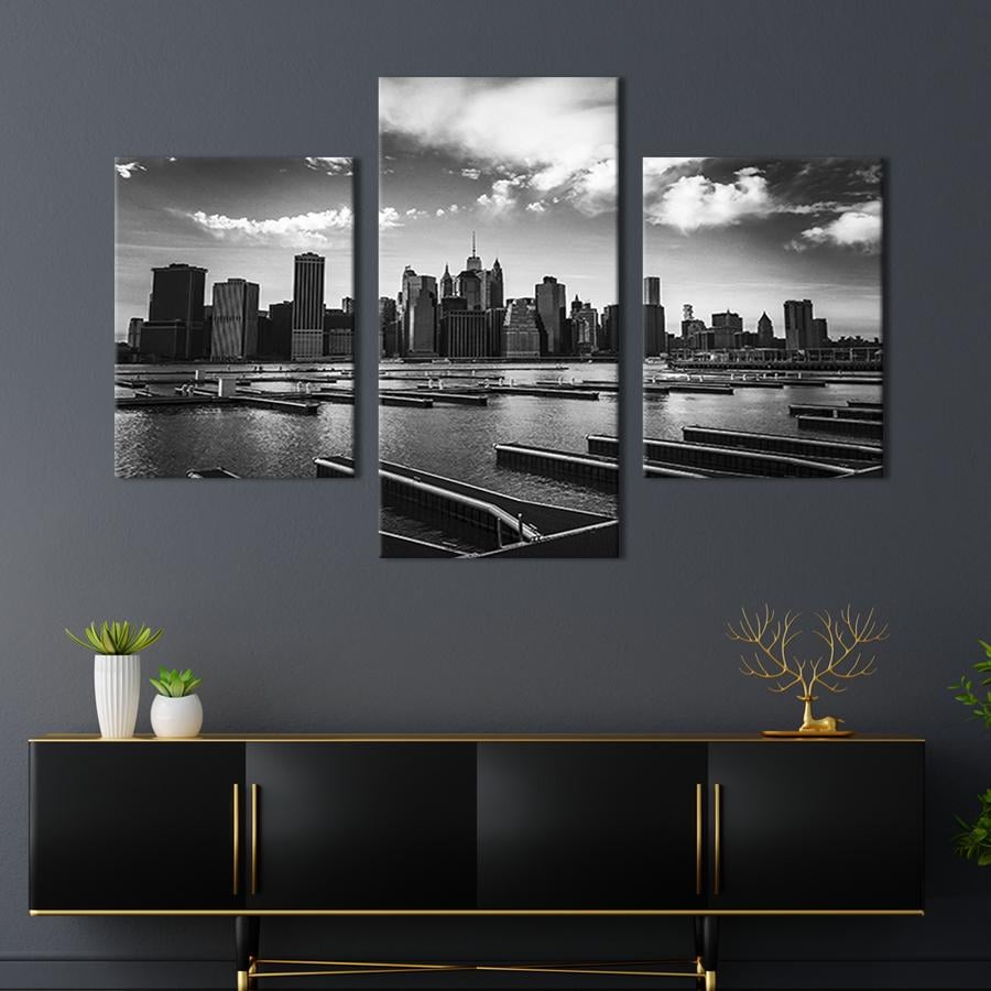 Картина для интерьера Знаменитый Манхэттен 141x90 см (387-32)