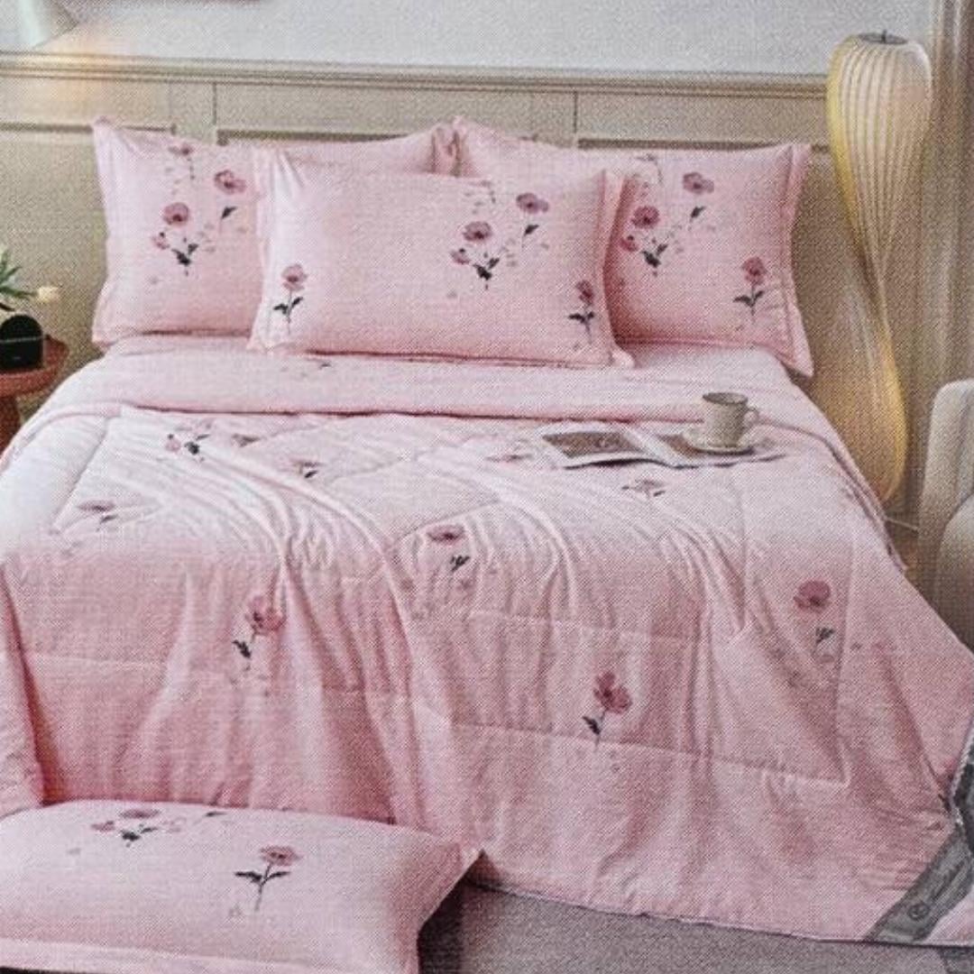 Комплект постельного белья Koloco с летним одеялом евро (41687)