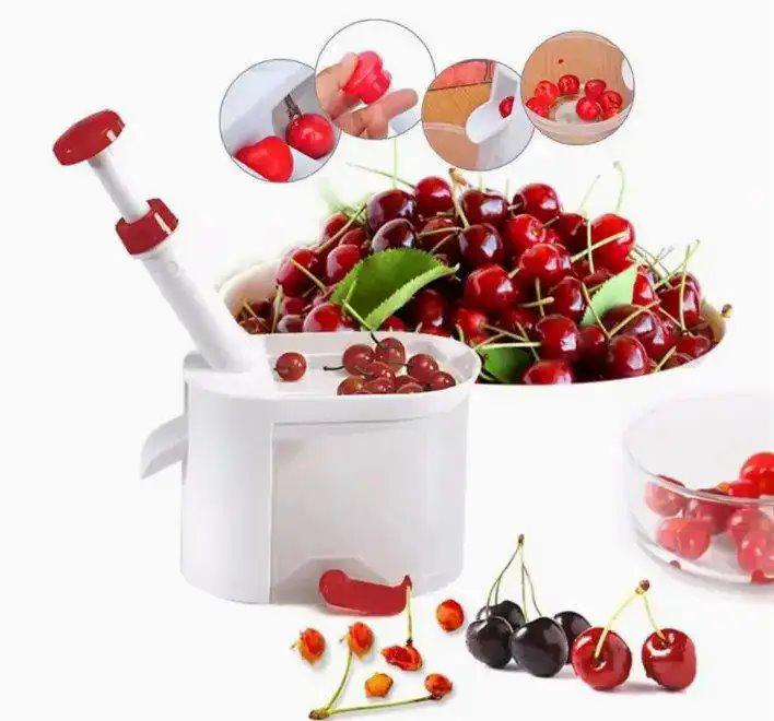 Машинка для видалення кісточок із вишні/черешні Cherry and Olive Corer Білий - фото 7 Машинка для видалення кісточок із вишні/черешні Cherry and Olive Corer Білий - фото 7