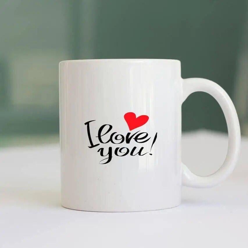 Чашка з принтом I Love You (mug-2)