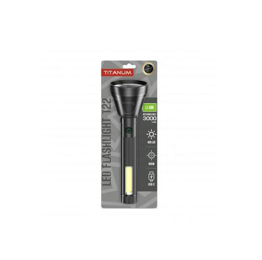 Светодиодный фонарь TITANUM TLF-T22 400Lm Black