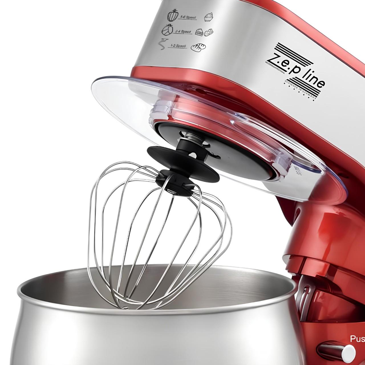 Машина тістомісильна Zepline ZP-136 з імпульсивним режимом 3500 Вт 6 л (є192) - фото 6 Машина тістомісильна Zepline ZP-136 з імпульсивним режимом 3500 Вт 6 л (є192) - фото 6