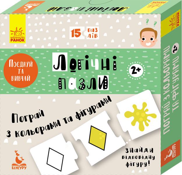 Пазлы логические Поиграй с цветами и фигурами 889003 (2990364353)