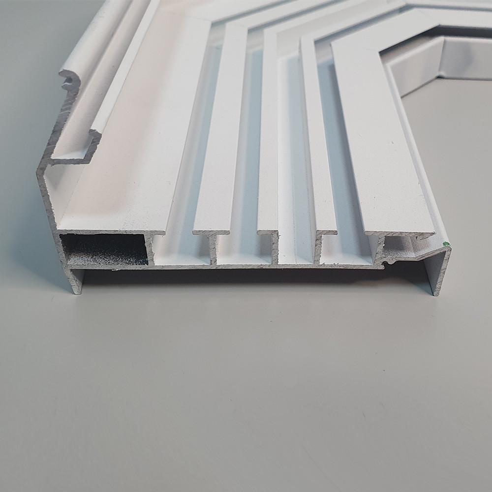 Кут карниза/гардини звичайної 45° три смуги правий Білий (1834811499) - фото 3