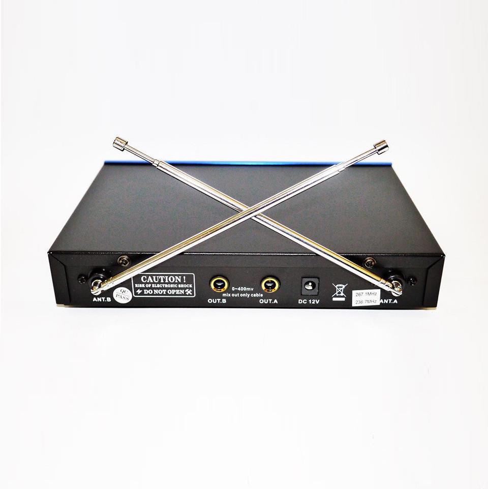 Радіосистема DM EW-100 2 радіомікрофона Black-Blue (4_523523448) - фото 3 Радіосистема DM EW-100 2 радіомікрофона Black-Blue (4_523523448) - фото 3