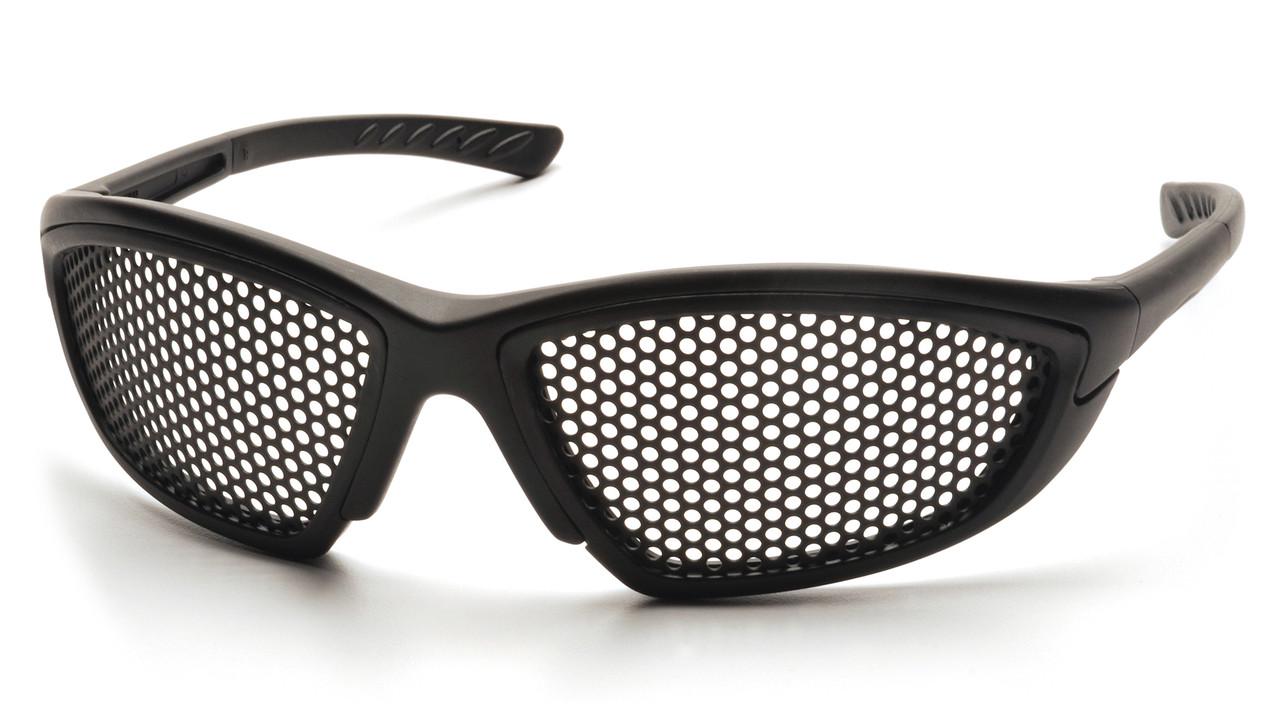 Очки Pyramex Trifecta Perfo сетчатые перфорированные Black (69962207880444)