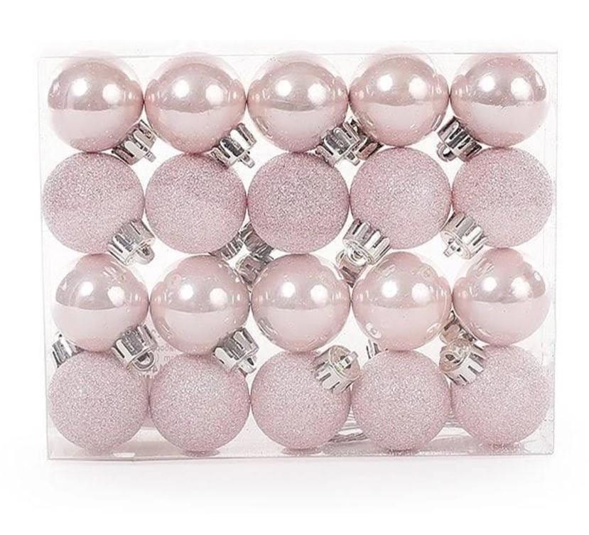 Набор пластиковых новогодних шаров d 20 см 3 шт. (11661)