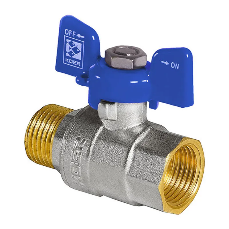 Кран шаровой KOER KR.218.B 1 ГШМ Синий (KR2721)