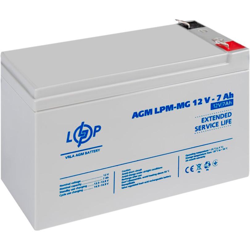 Аккумулятор для ИБП LogicPower LPM-MG 12/7 Ah (6552) - фото 4 Аккумулятор для ИБП LogicPower LPM-MG 12/7 Ah (6552) - фото 4