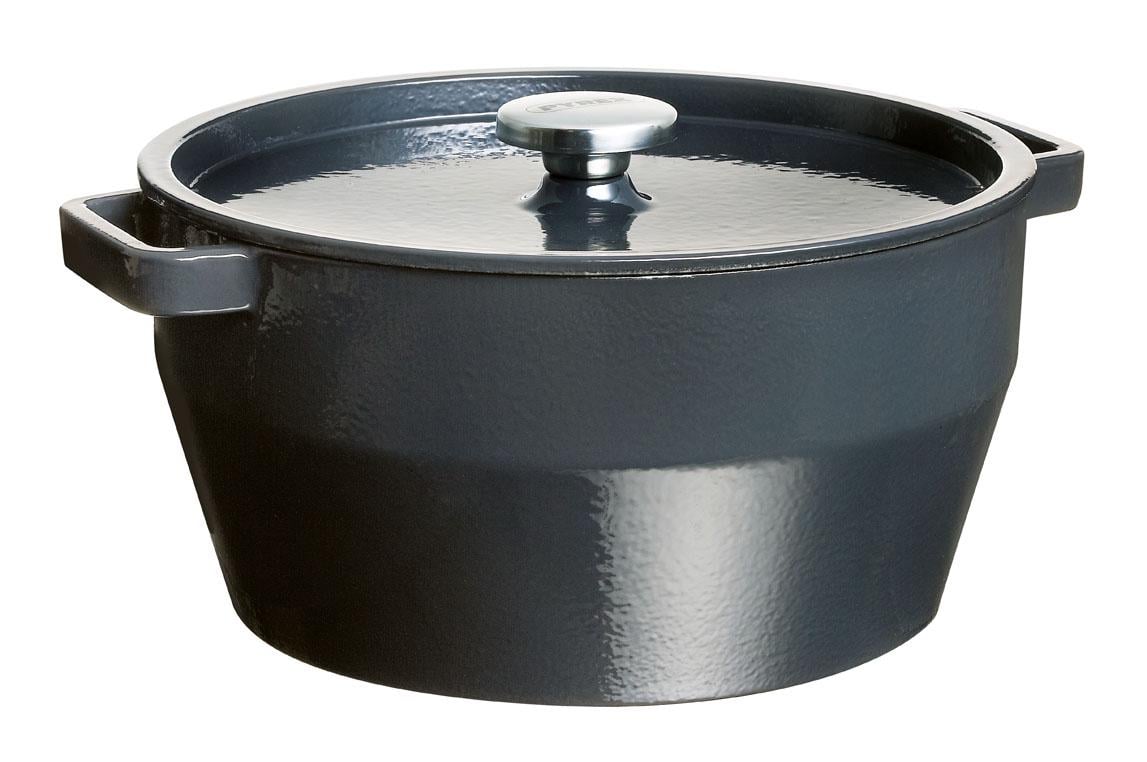 Кастрюля PYREX Slow Cook чугун 6,3 л Серый (UG-SC4AC28/6641)