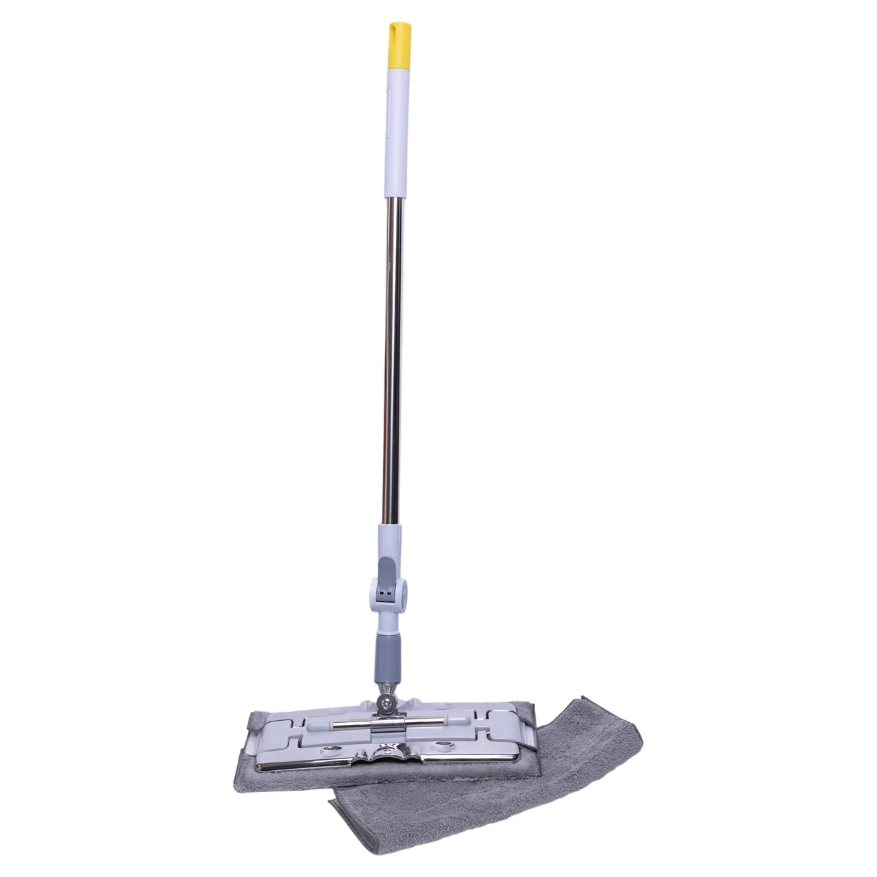Швабра для підлоги з телескопічною металевою ручкою та змінними серветками 132 см Сірий/Синій (HP-35015-50)