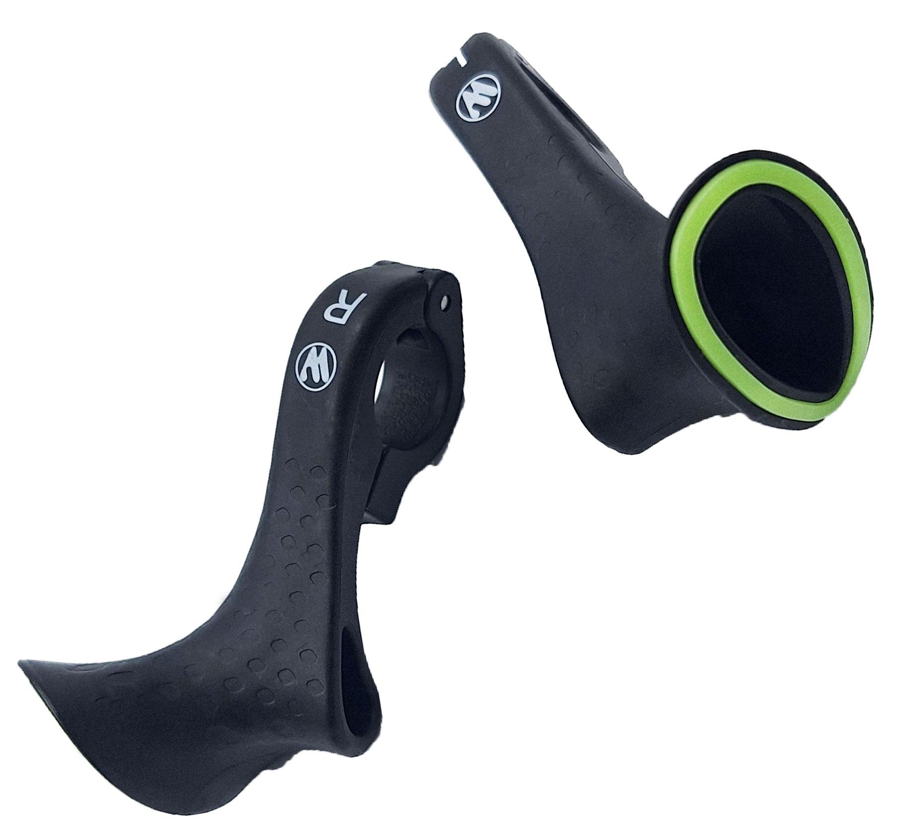 Рожки West biking YP0804067 изогнутые 100x50 мм эргономичная длина 117 мм проекция 80 мм Черный (G0001538)