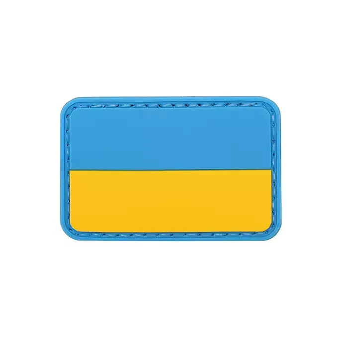 Нашивка Украина флаг ПВХ (PVC PATCH-UA)