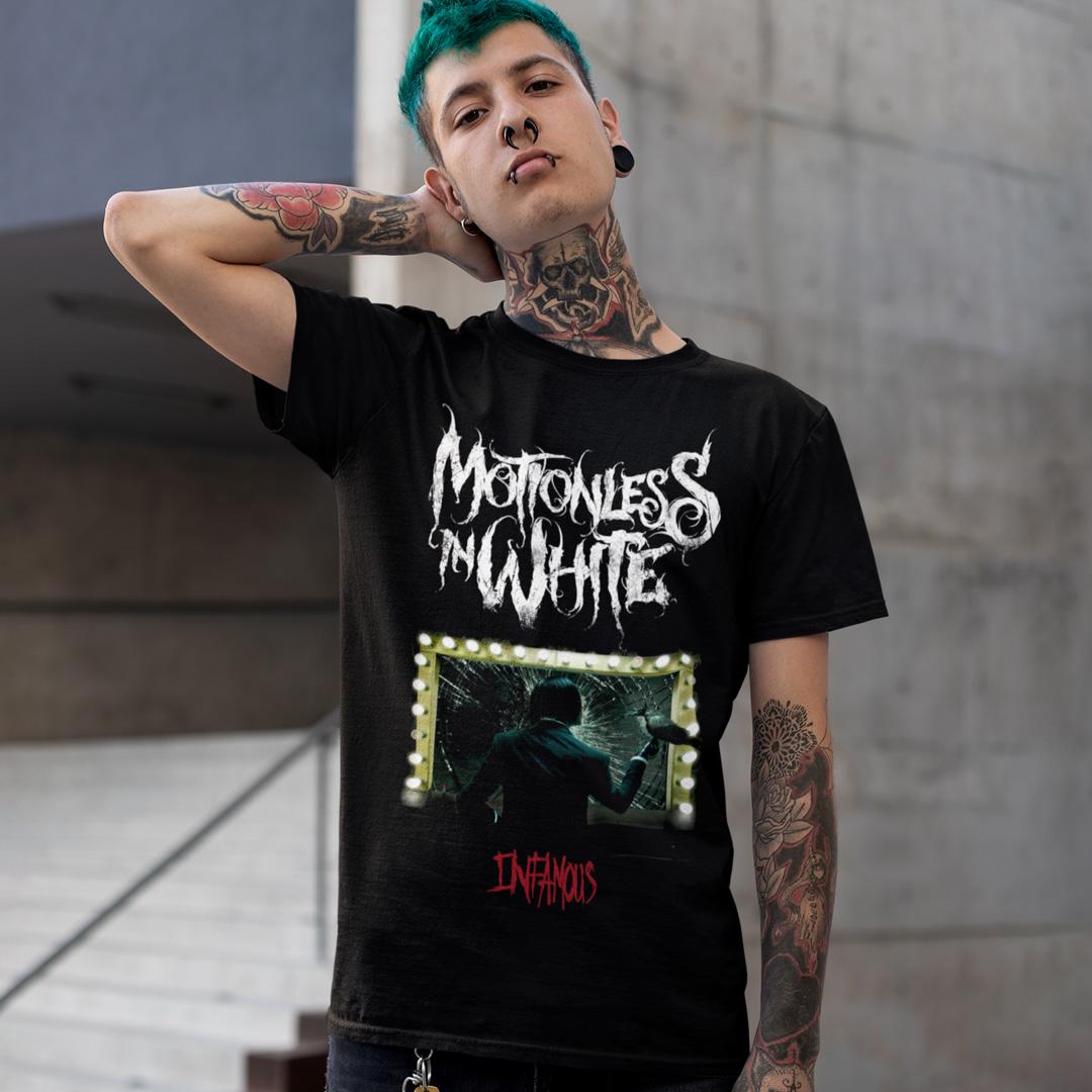 Футболка унисекс Motionless in White Infamous S Черный (32699250)