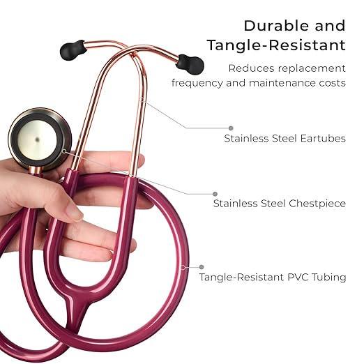 Стетоскоп двосторонній Scienlodic з вушними вкладишами - фото 3 Стетоскоп двосторонній Scienlodic з вушними вкладишами - фото 3