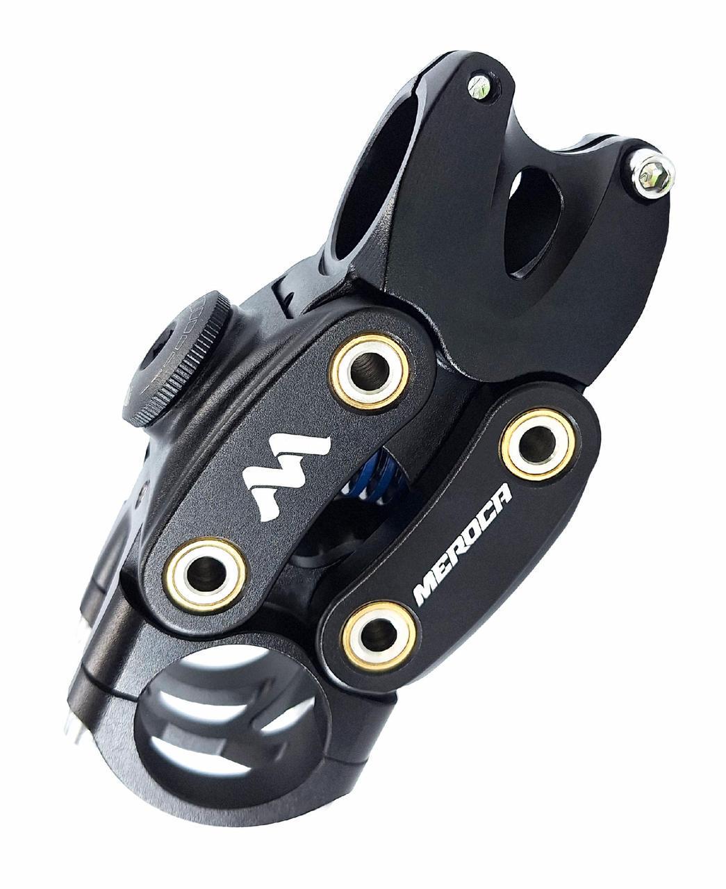 Вынос руля велосипеда Meroca SS01 50х90 мм амортизационный безрезьбовой 1-1/8" руль d 31,8 мм Черный (G0001559)