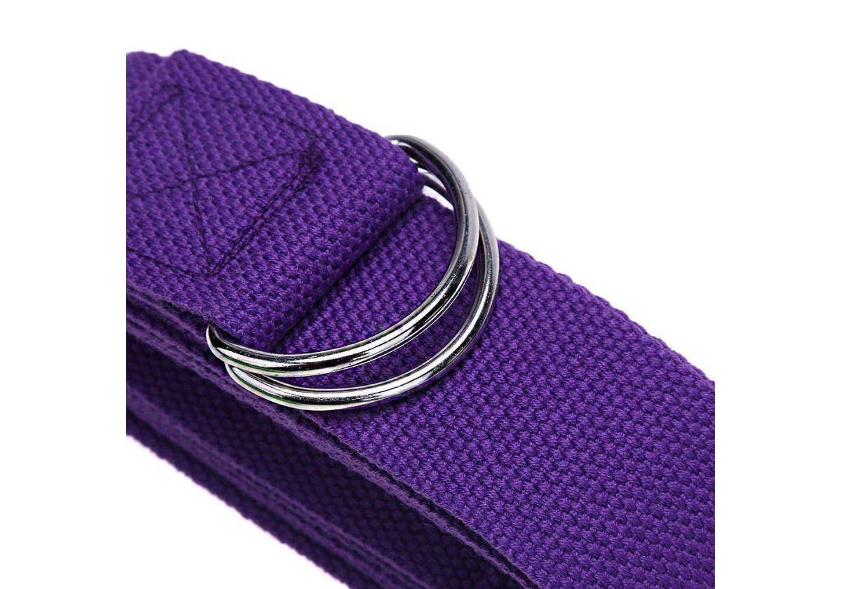 Ремень для йоги EasyFit Фиолетовый (EF-1830-V) - фото 3