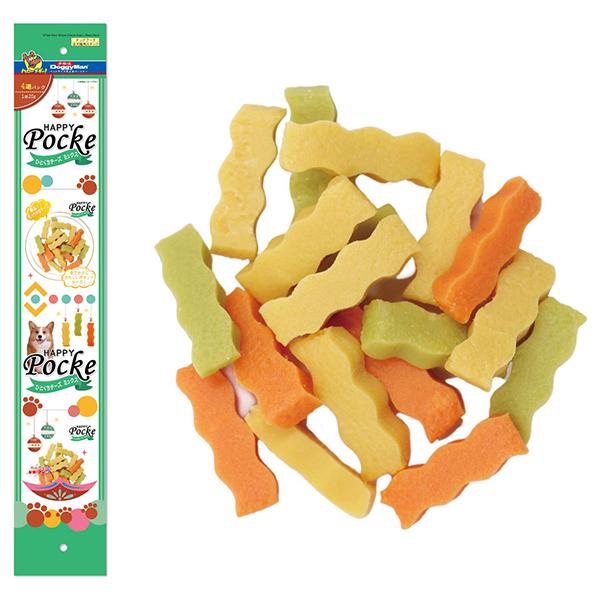 Ласощі для собак DoggyMan Wave Shaped Cheese Snack Mixed Flavor мікс сирні палички хвиля (Z0205) - фото 2