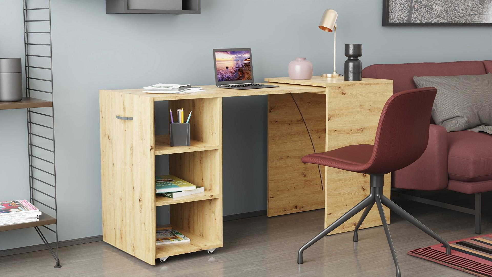 Стіл-тумба трансформер Ferrum-decor Смарт 1/1 ДСП 16 мм 750x1450x500 мм Дуб Артізан (FRD-105072) - фото 17 Стіл-тумба трансформер Ferrum-decor Смарт 1/1 ДСП 16 мм 750x1450x500 мм Дуб Артізан (FRD-105072) - фото 17