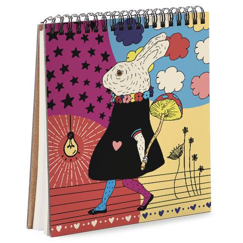 Скетчбук Зайчик з грибочком 16,7x18 см (BDK_17A100) Скетчбук Зайчик з грибочком 16,7x18 см (BDK_17A100)