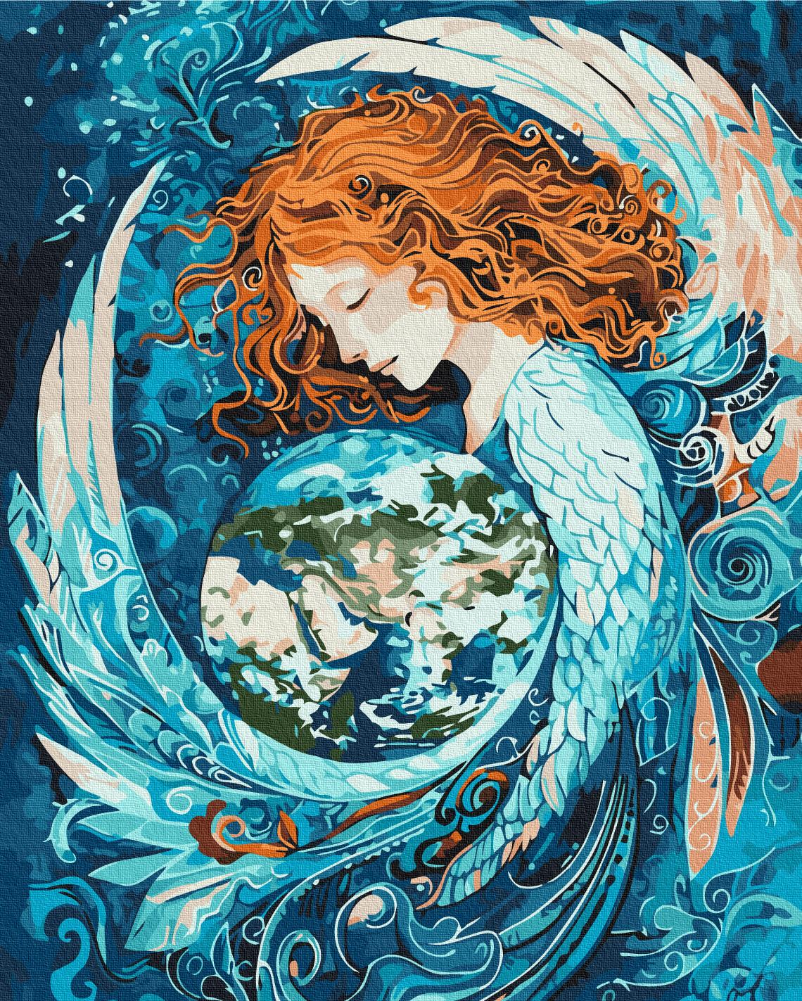 Картина по номерам Brushme Объятия Вселенной 40x50 см (BS54018)