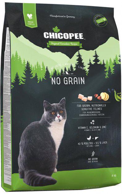 Корм сухий для котів Chicopee HNL Cat No Grain 8 кг (018135)