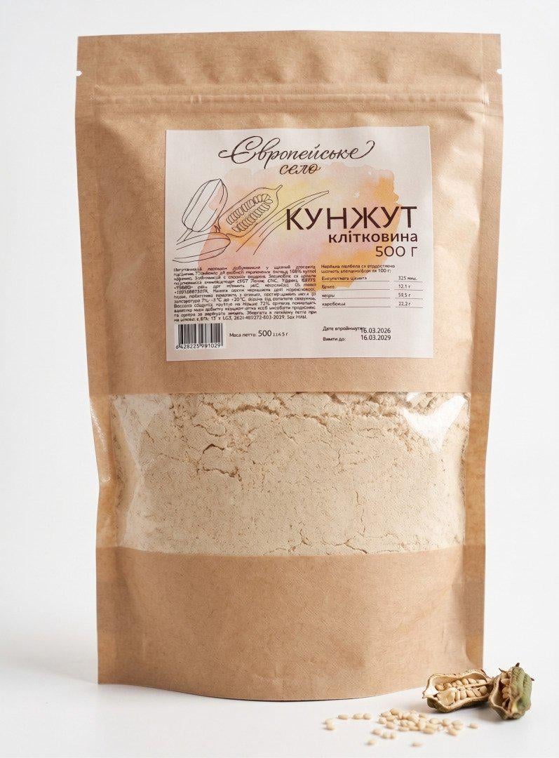 Клітковина кунжутна Європейське село 500 г (4820223983029) Клітковина кунжутна Європейське село 500 г (4820223983029)