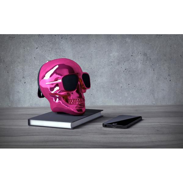 Колонки Jarre Technologies AeroSkull XS+ Chrome Pink - фото 2