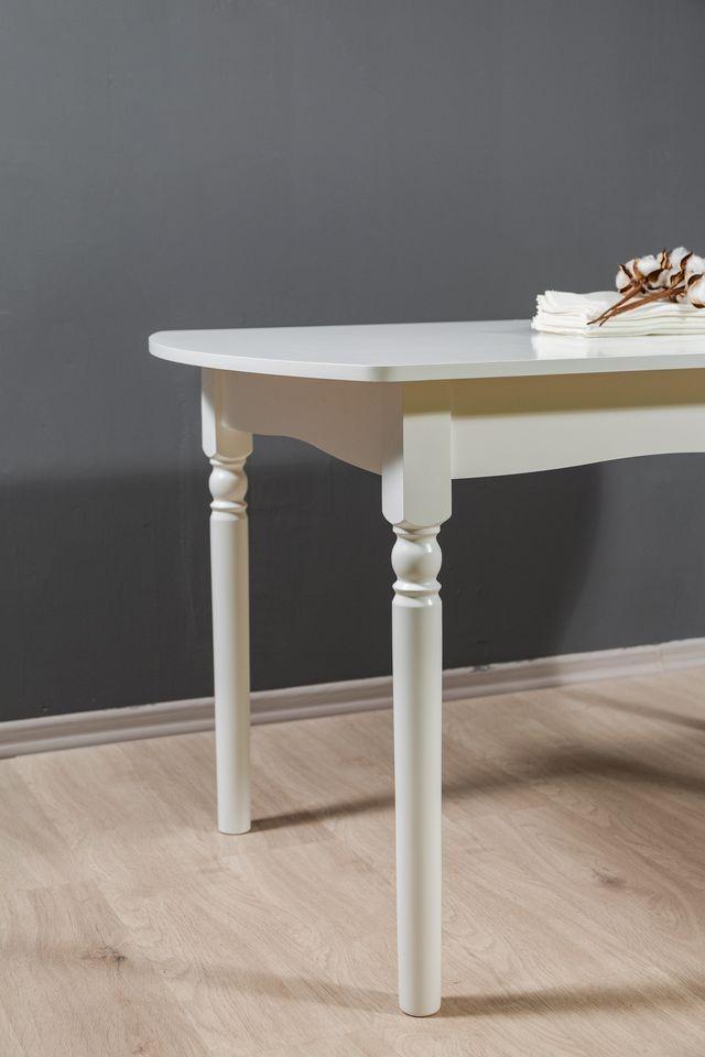 Стол обеденный неразложимый Скиф СТ-38 140х80 см Белый (29545269) - фото 3 Стол обеденный неразложимый Скиф СТ-38 140х80 см Белый (29545269) - фото 3