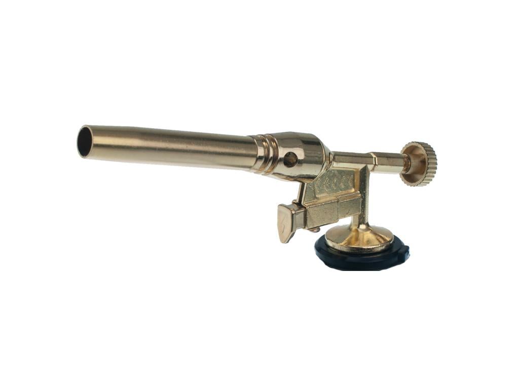 Горелка-резак газовая латунная Т-2025 с пьезоподжигом универсальная (P-2161js)