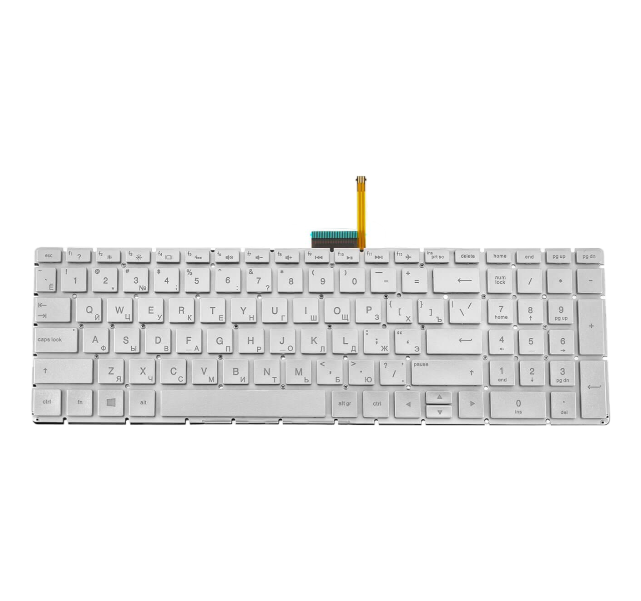 Клавіатура для ноутбука HP Notebook 15-dw з підсвічуванням клавіш (83356)