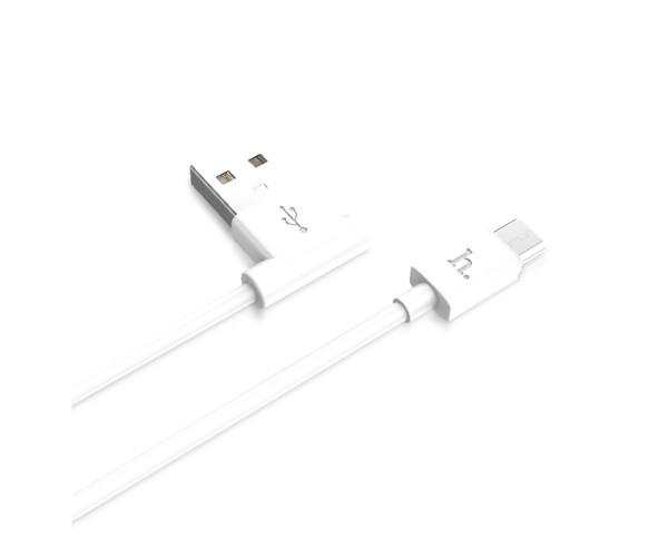 Кабель Data Hoco UPM10 Micro-USB L Shape Чорний - фото 4