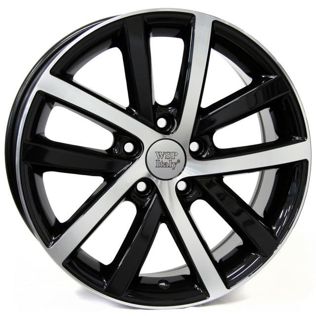 Литі диски WSP Italy Volkswagen W460 Rheia 7,5x17 5x112 ET54 DIA57,1 Dull black polished