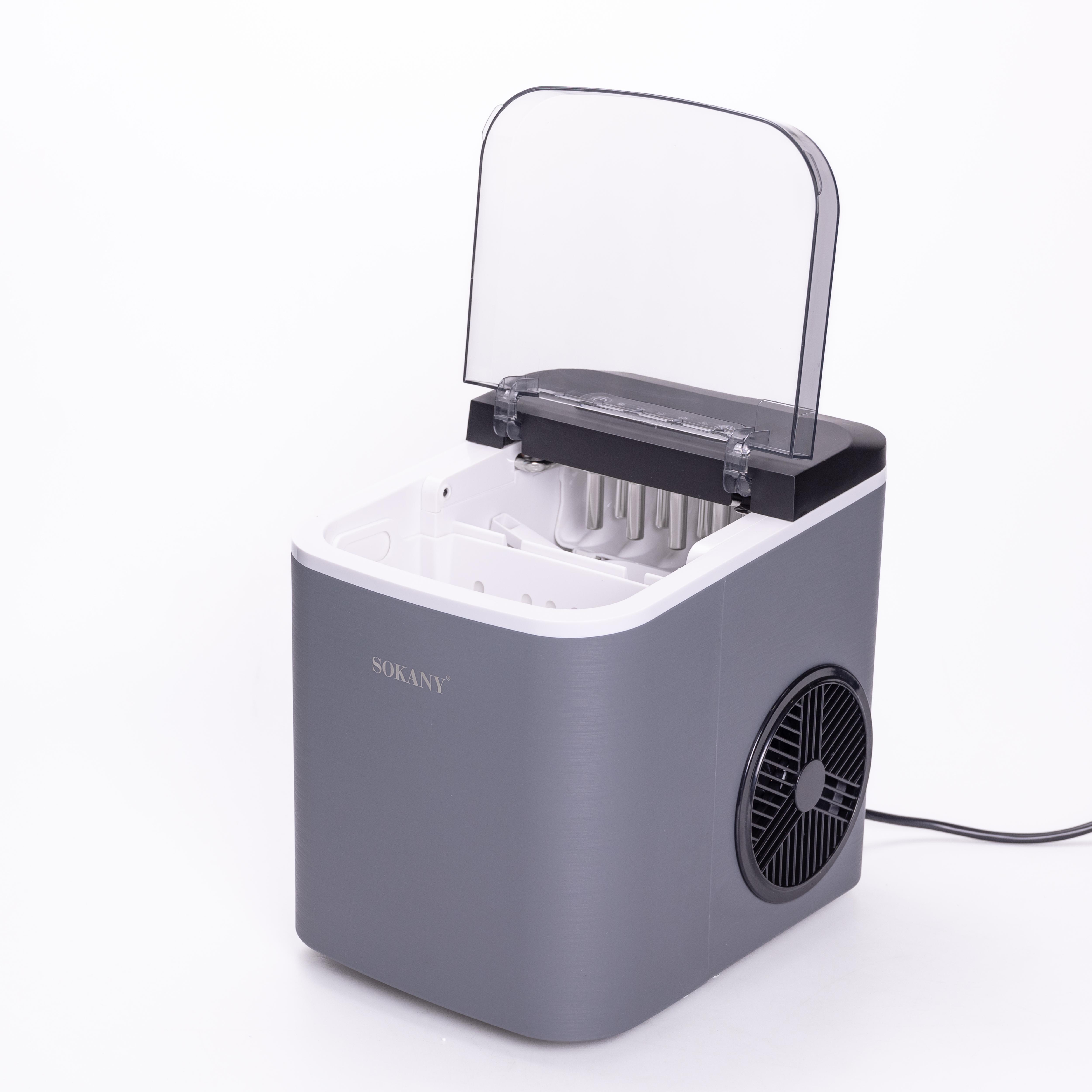 Льдогенератор Sokany SK-03038 із пластиковим корпусом 112 Вт Чорний (147-107-SK-03038) - фото 4