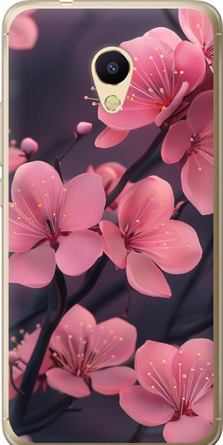 Чехол на Meizu M5s Пурпурная сакура (6075u-776-42517) Чехол на Meizu M5s Пурпурная сакура (6075u-776-42517)